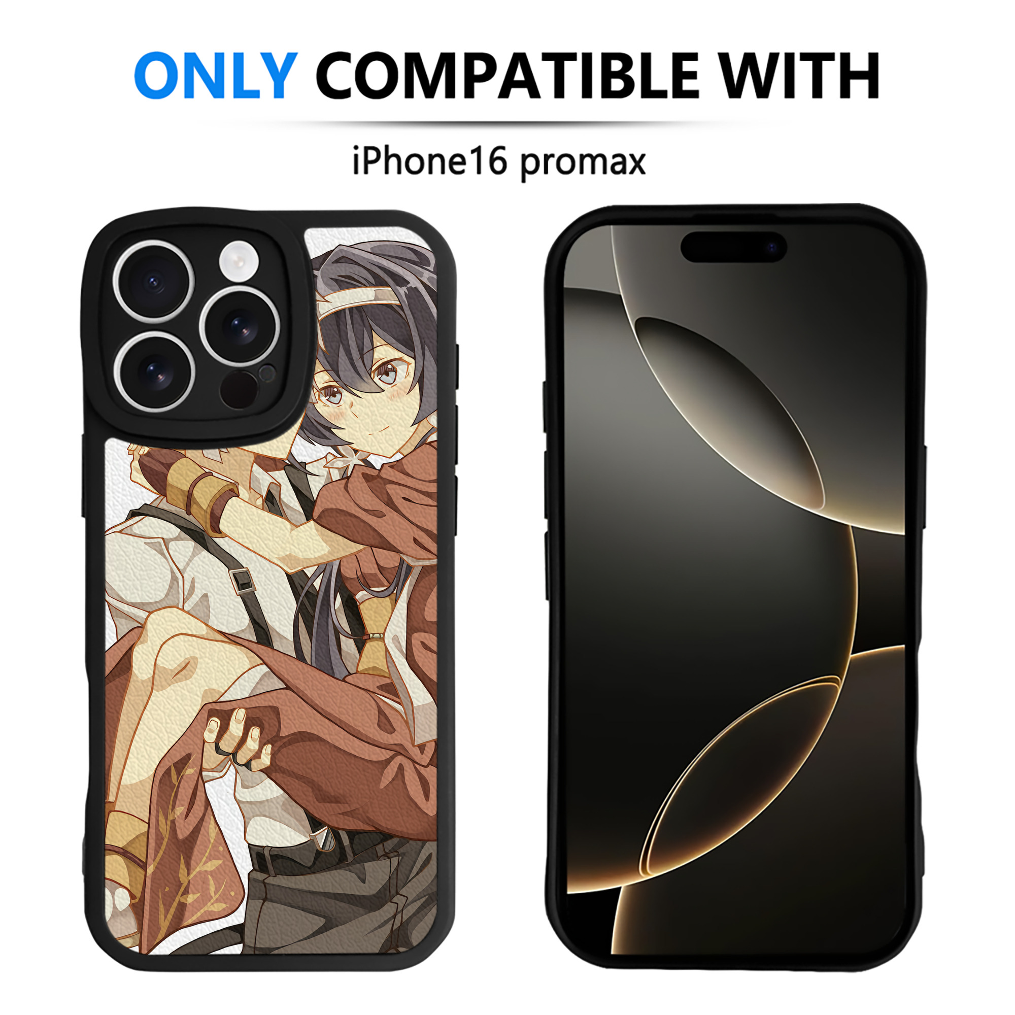 （画像用） 文豪ストレイドッグス Bungo Stray Dogs 【iPhone 16シリーズ対応】シリコンスマホケース（レザー調） 材質：シリコン